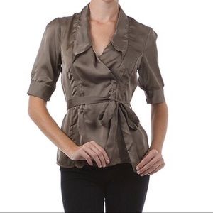 Bronze Tie Waist Top